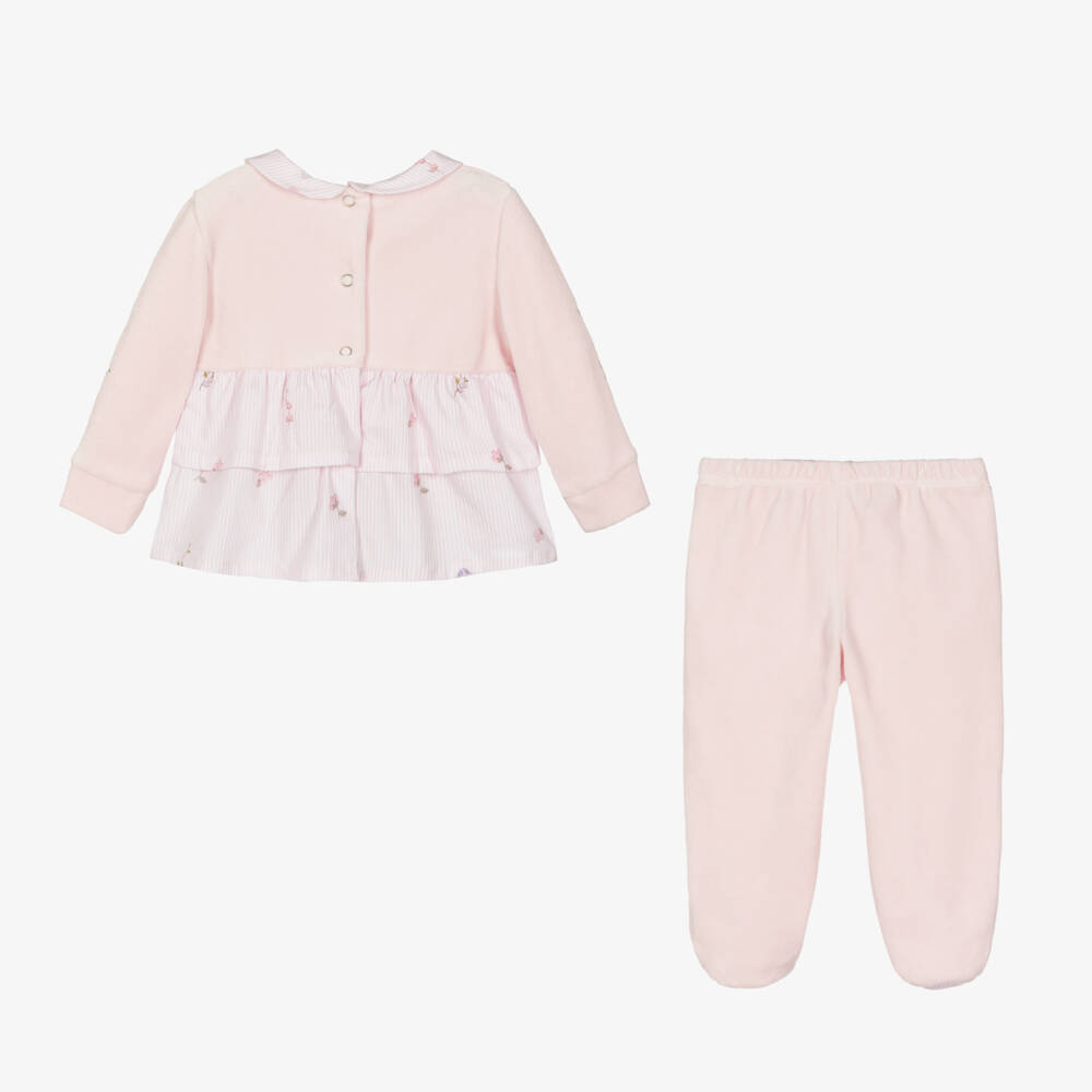 LAPIN HOUSE - Teddy Babygrow & Blanket Set - Pink