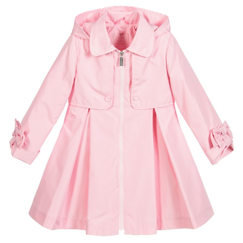 Lapin House-Girls Pink Hooded Coat | Childrensalon Outlet