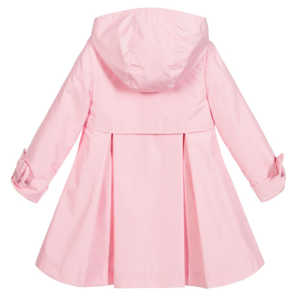 Lapin House Girls Pink Hooded Coat Childrensalon Outlet