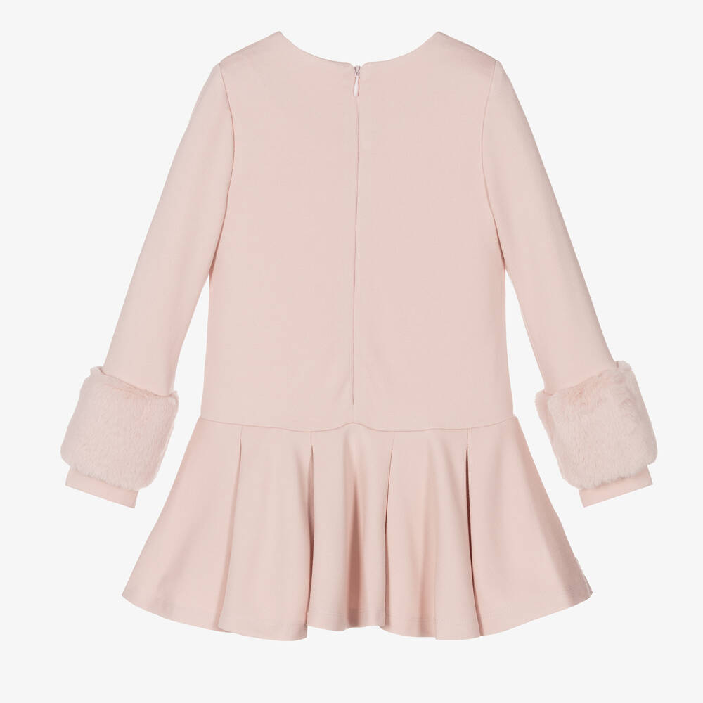 Lapin House-Girls Pink Milano Jersey Dress | Childrensalon Outlet