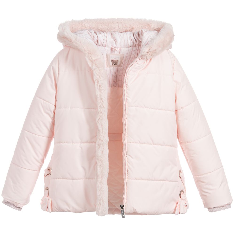 Lapin House - Girls Pink Padded Jacket | Childrensalon Outlet