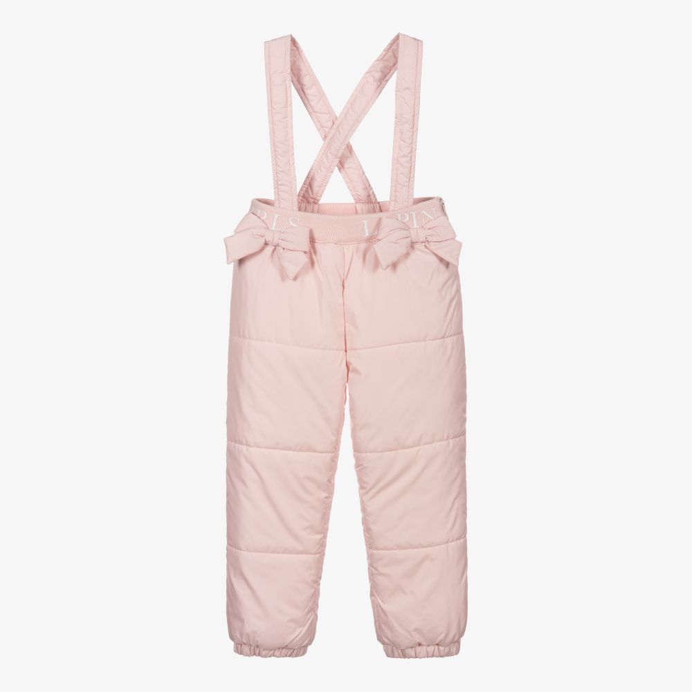 Lapin House - Girls Pink Padded Trousers | Childrensalon