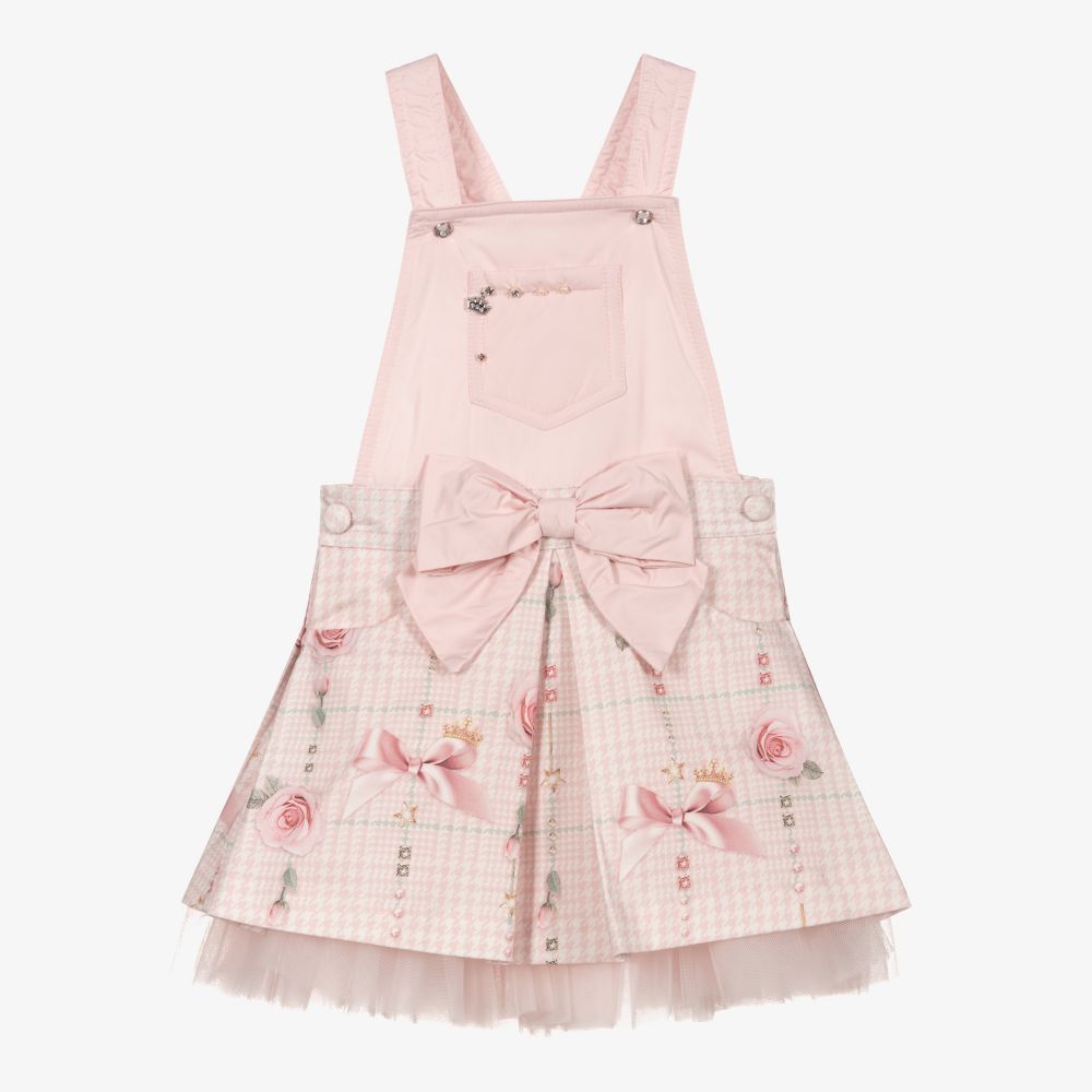 Lapin House - Robe chasuble rose Fille | Childrensalon