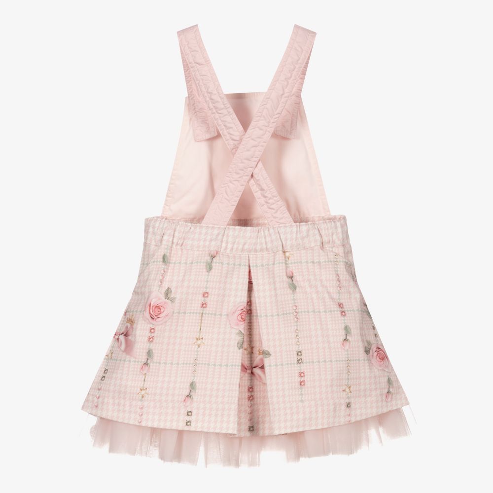Lapin House Girls Pink Pinafore Dress