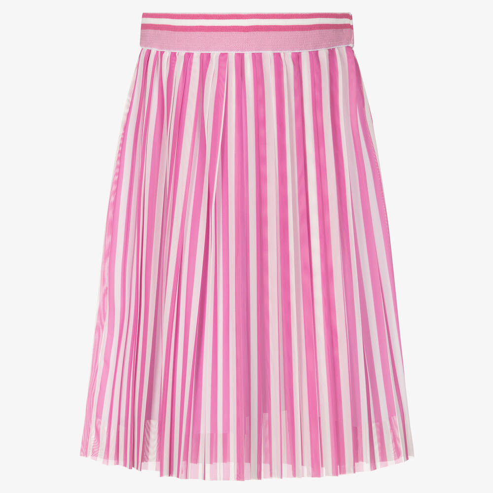 Lapin House-Юбка в бело-розовую полоску | Childrensalon Outlet