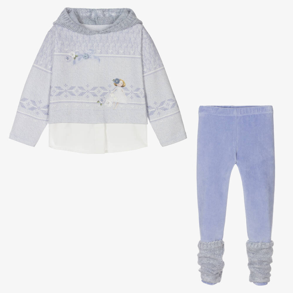 Legging shop violet fille