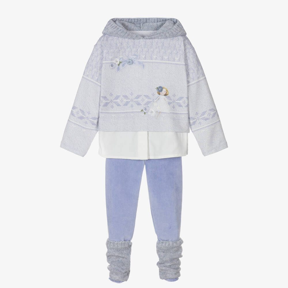 Lapin House - Ensemble legging violet Fille | Childrensalon