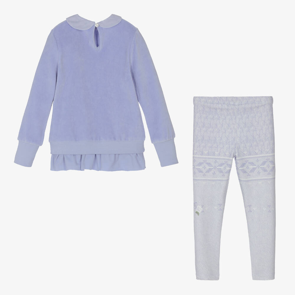 Legging violet fille store