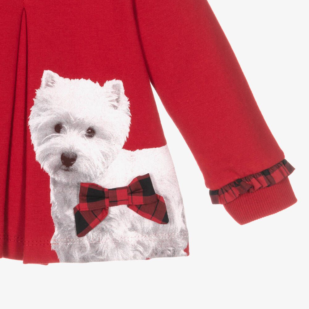 Lapin House-Girls Red 2 Piece Babygrow | Childrensalon Outlet