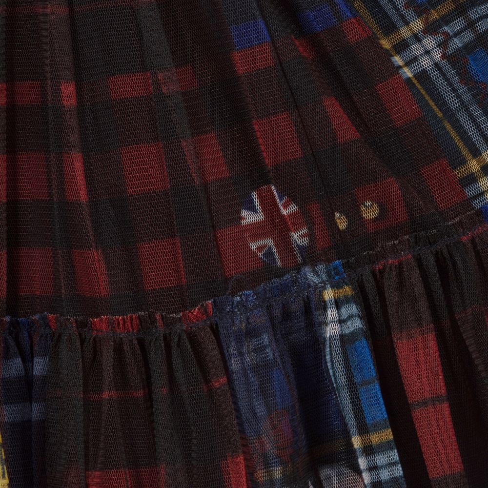 Lapin House-Girls Red & Blue Tulle Dress | Childrensalon Outlet