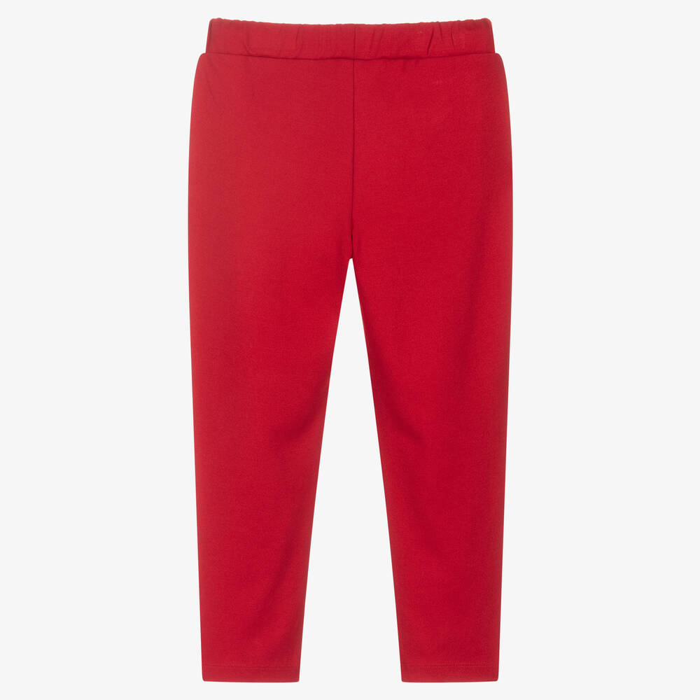 Lapin House-Girls Red Bow Trousers | Childrensalon Outlet