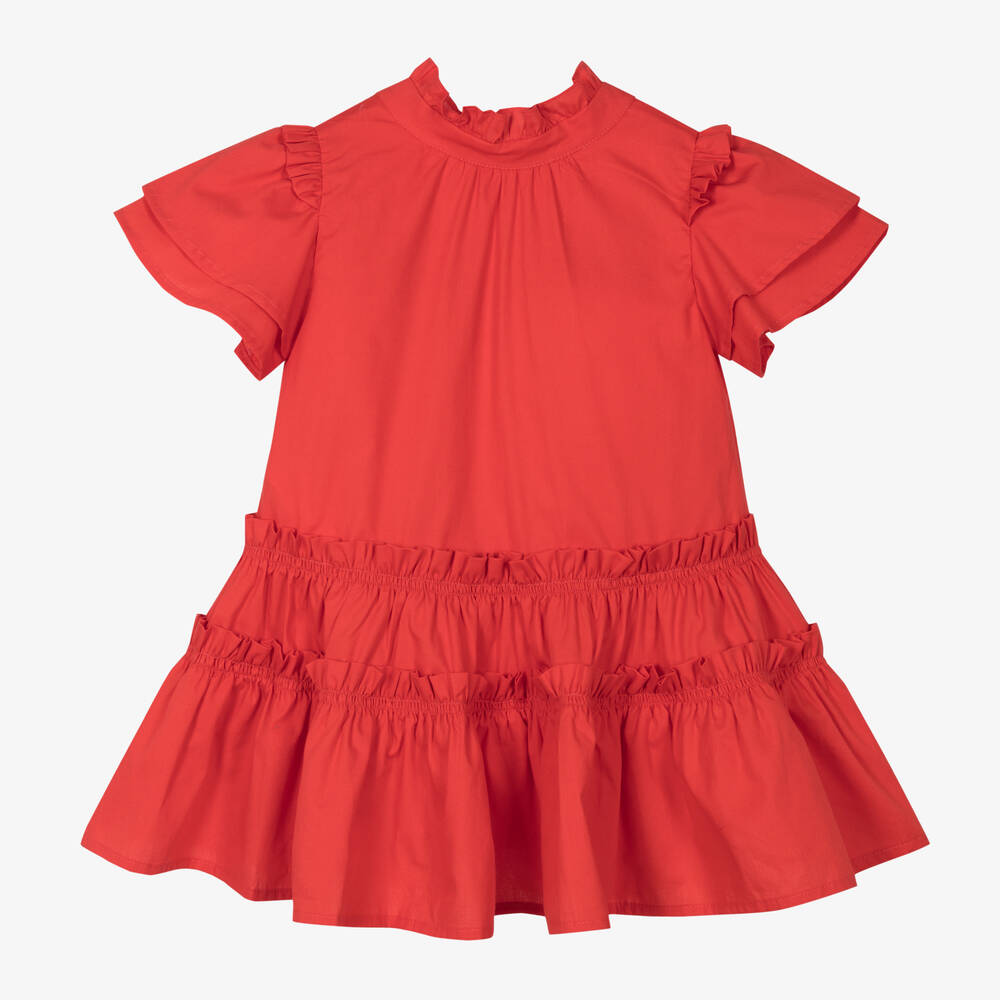 Frills on dress clearance