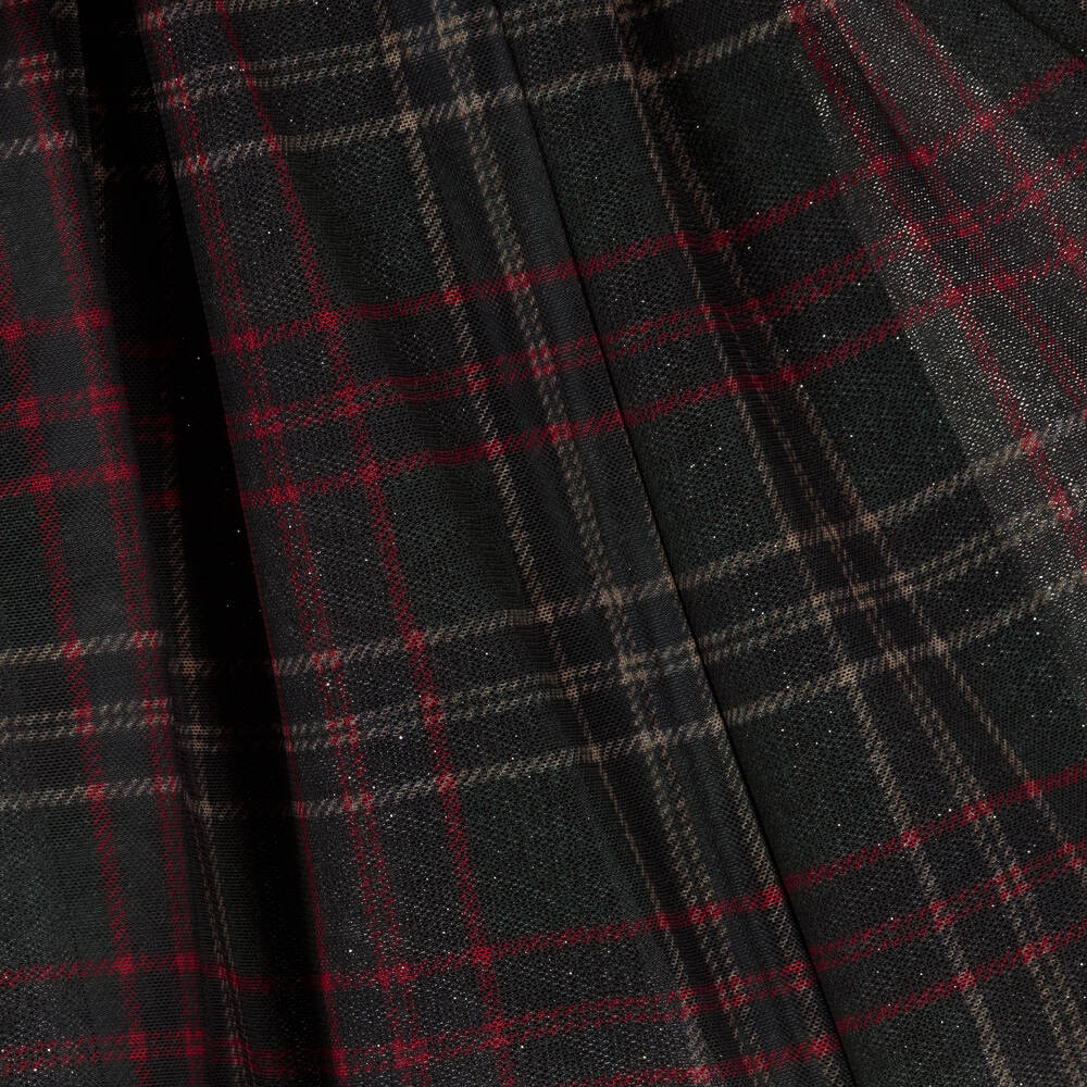 Lapin House-فستان ميلانو جيرسي وتول لون أحمر | Childrensalon Outlet