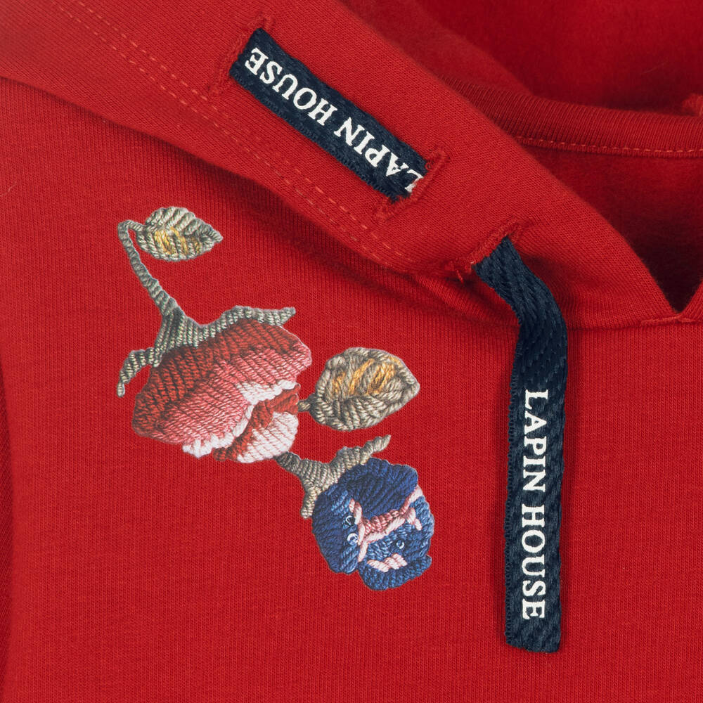 Lapin House-Girls Red & Navy Blue Check Leggings Set | Childrensalon Outlet