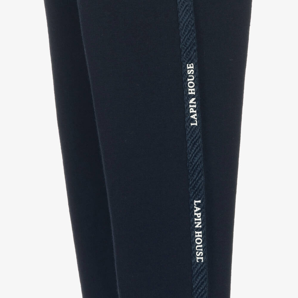 Lapin House-Girls Red & Navy Blue Check Leggings Set | Childrensalon Outlet