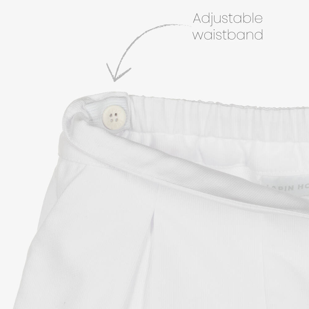 Lapin House-Красный топ и белые шорты из хлопка | Childrensalon Outlet