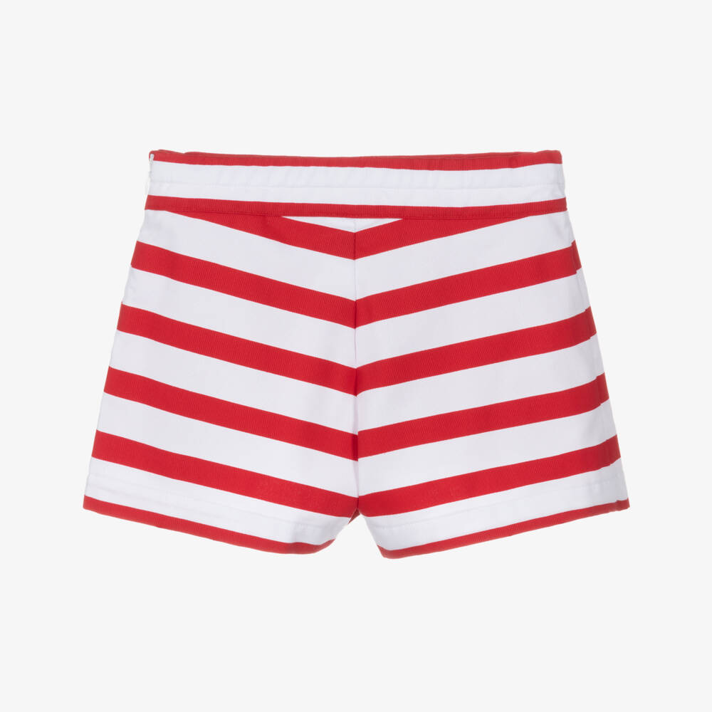 Lapin House-Girls Red & White Striped Shorts | Childrensalon Outlet