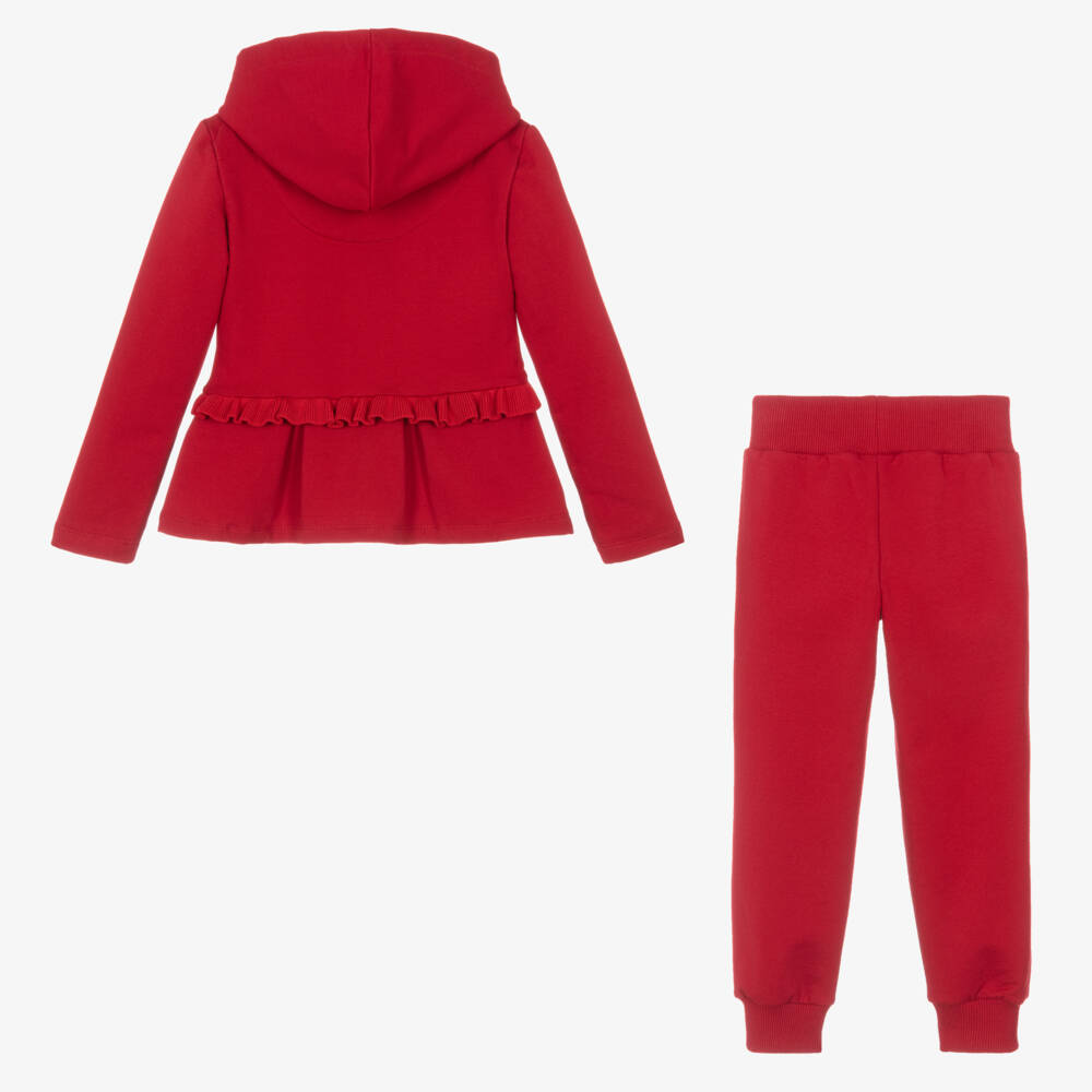 Lapin House-Girls Scarlet Ruffle Trim Set | Childrensalon Outlet