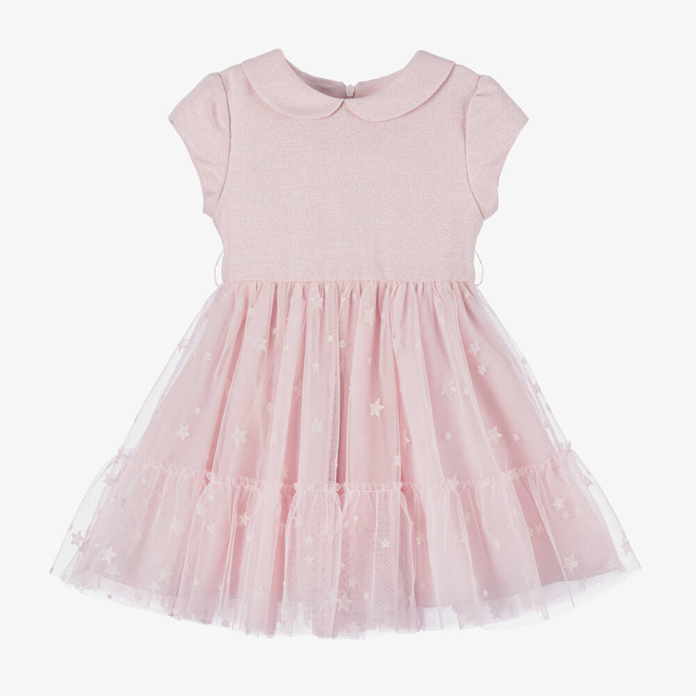 لابين هاوس-فستان لوريكس وتول لون زهري | Childrensalon Outlet