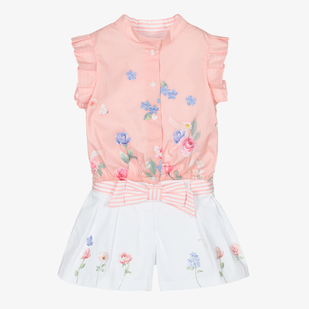 Lapin House - Ens. chemise et short Fille  | Childrensalon