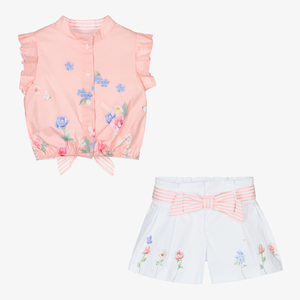 Lapin House-Girls Shirt & Shorts Set  | Childrensalon Outlet