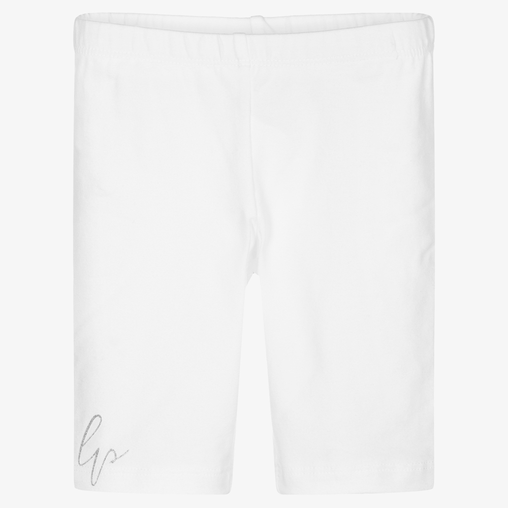 Lapin House - Girls Short White Leggings | Childrensalon