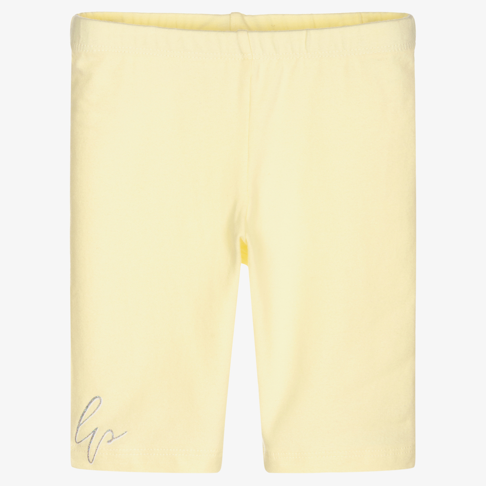 Lapin House - Girls Short Yellow Leggings | Childrensalon