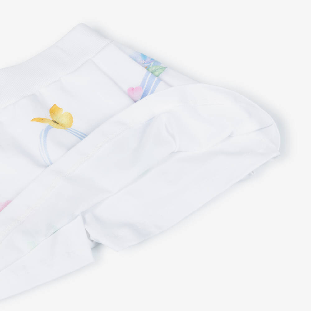 Lapin House-طقم تنورة شورت قطنية للبنات بلون السماء مع لمسات حريرية | Childrensalon Outlet