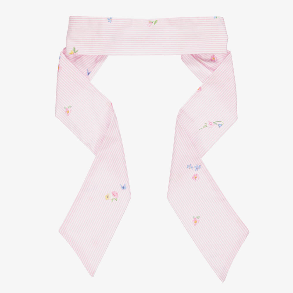 Lapin House-Girls Soft Pink Cotton Hairband | Childrensalon Outlet