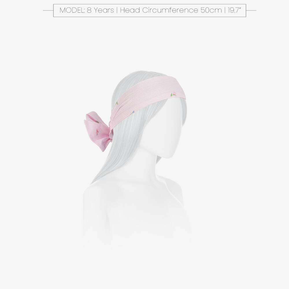 Lapin House-Girls Soft Pink Cotton Hairband | Childrensalon Outlet