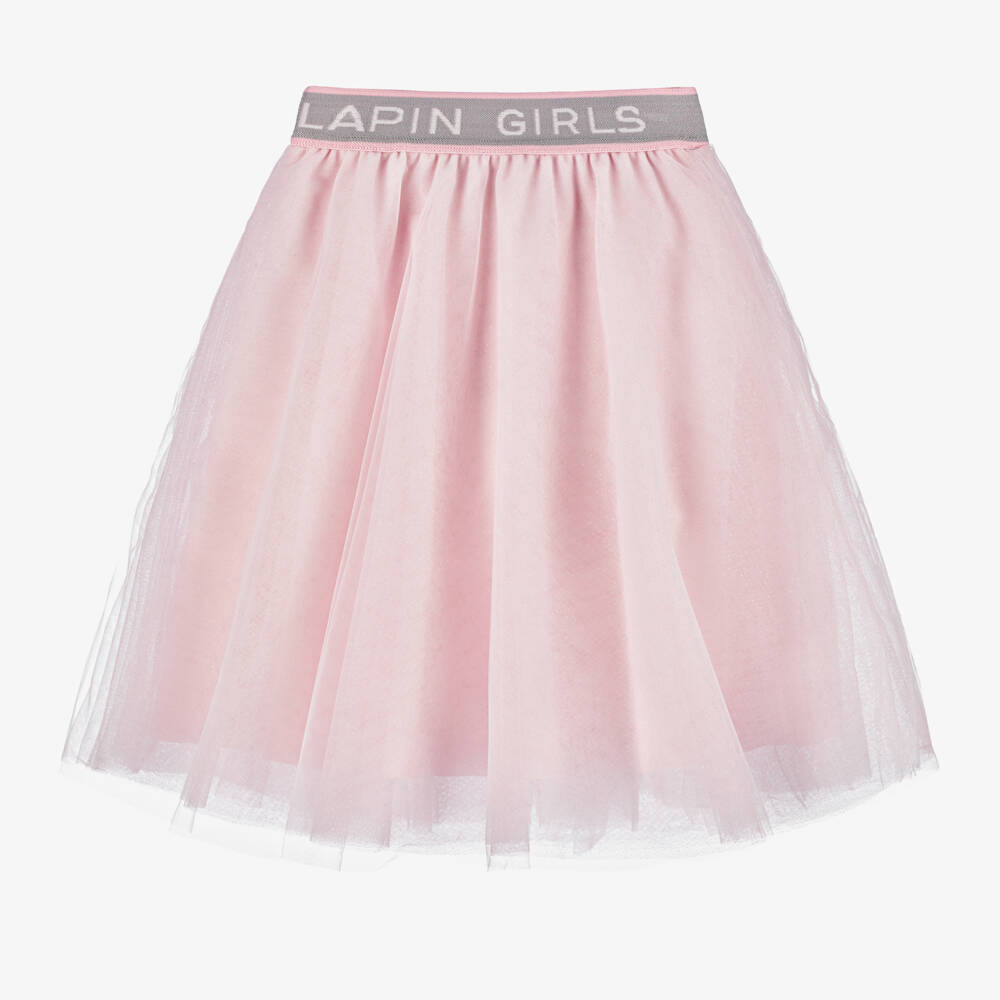 Lapin House-تنورة تول لون زهري براق | Childrensalon Outlet