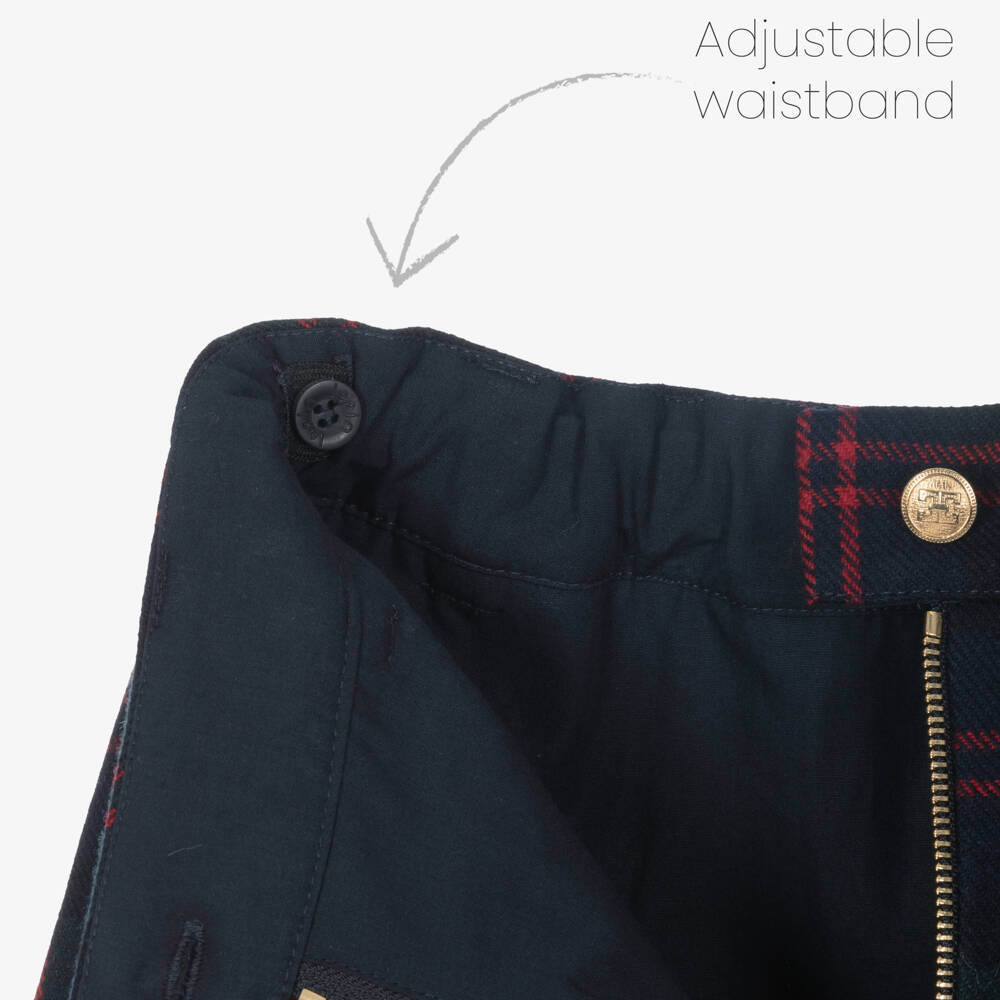 Lapin House-Girls Tartan Wool Blend Skirt | Childrensalon Outlet