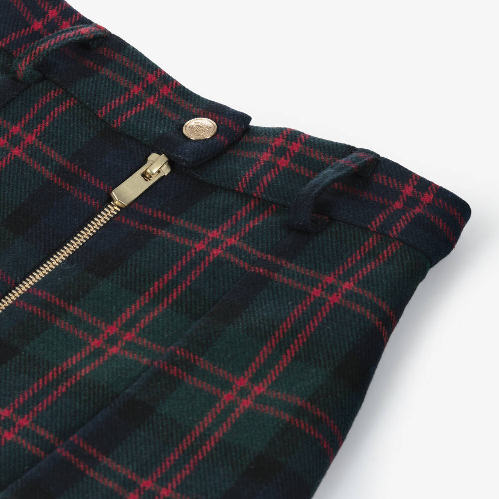 Lapin House-Girls Tartan Wool Blend Skirt | Childrensalon Outlet