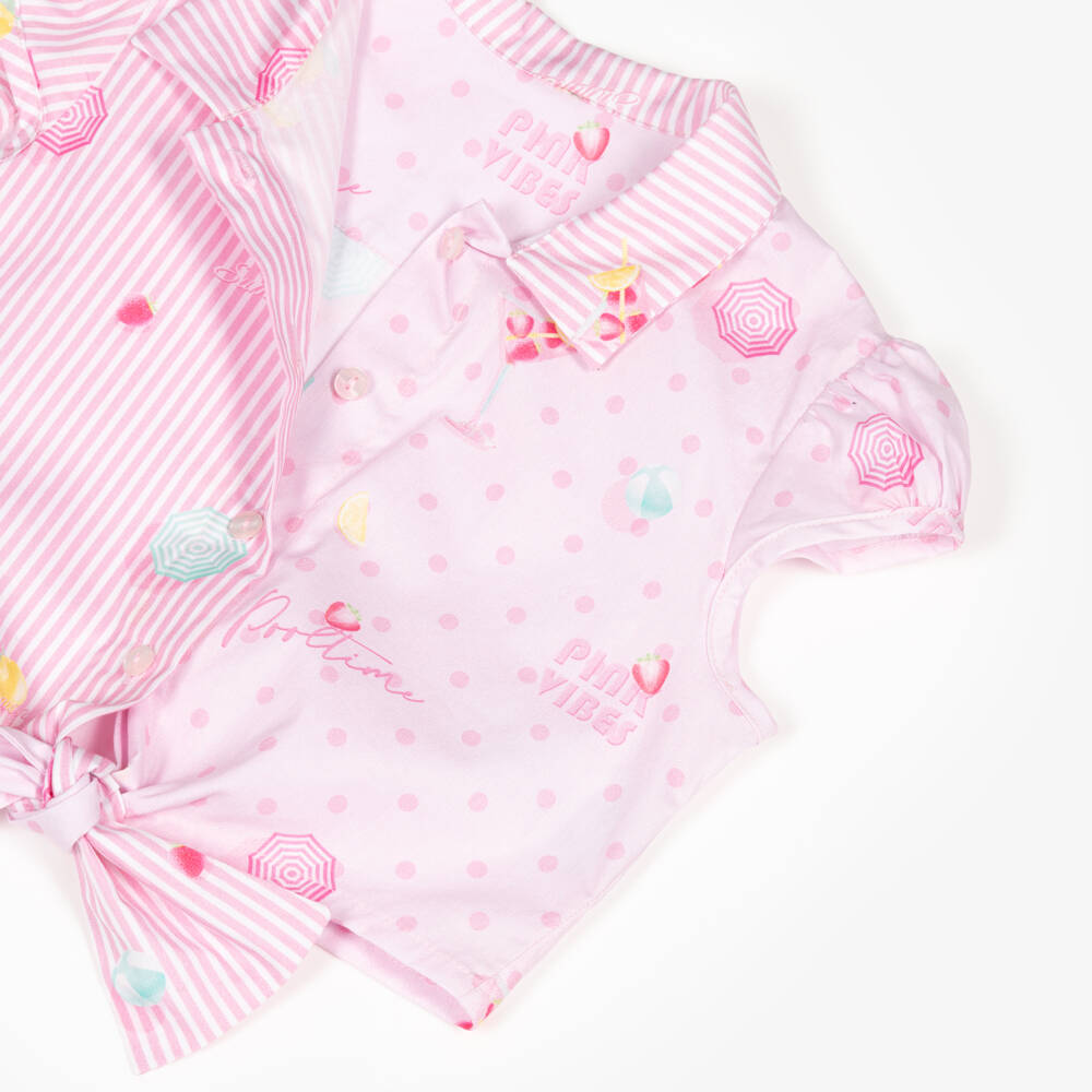 Lapin House-Girls Tulle & Poplin Ensemble | Childrensalon Outlet