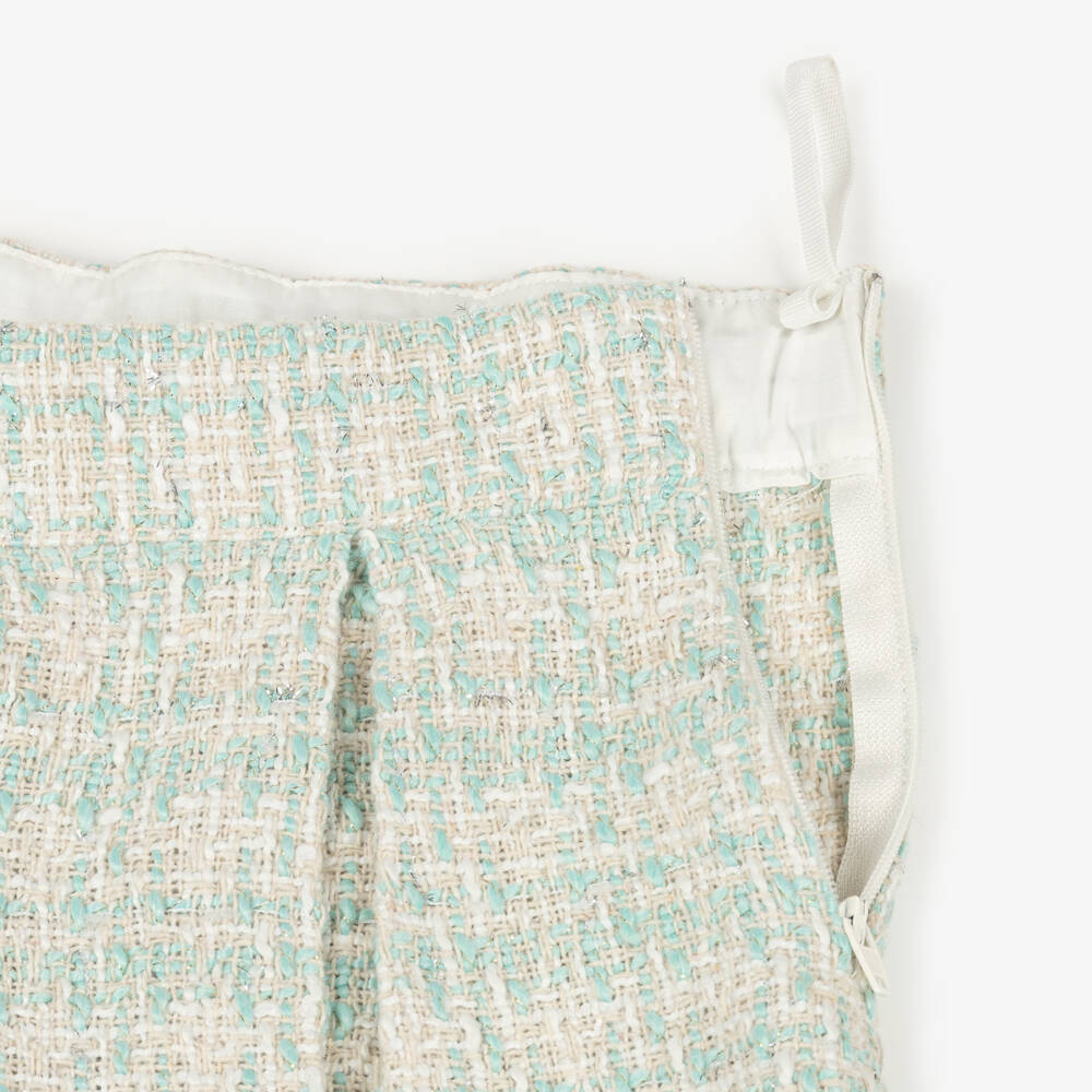 Lapin House-Girls Tweed Pleated Skirt-Shorts | Childrensalon Outlet
