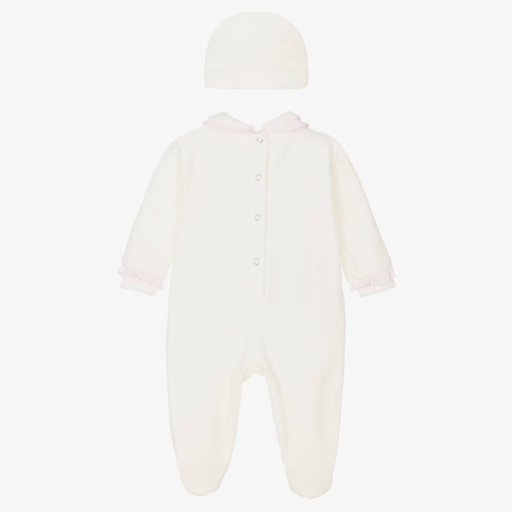 Lapin House-طقم هدية أفرول أطفال بناتي لون أبيض | Childrensalon Outlet