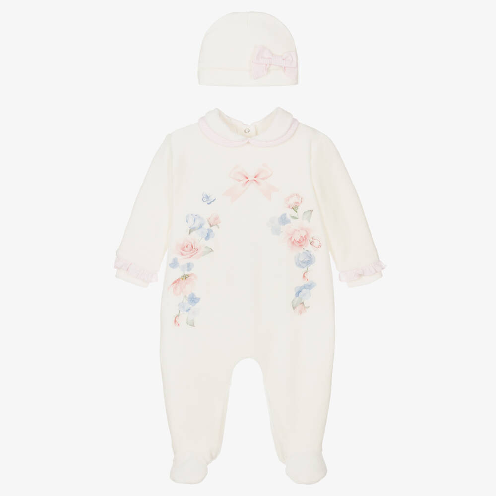 Lapin House-طقم هدية أفرول أطفال بناتي لون أبيض | Childrensalon Outlet