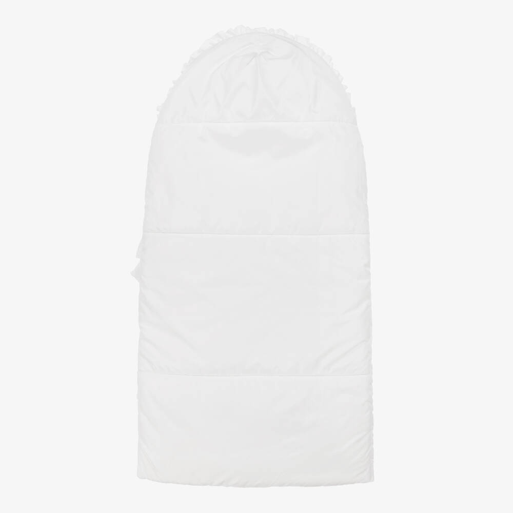 Lapin House-Girls White Floral Bow Nest | Childrensalon Outlet