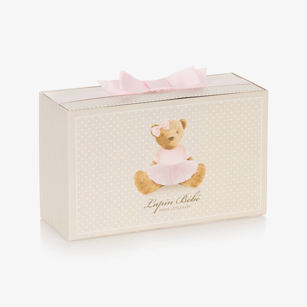 Lapin House-Girls' White Floral Linen Frock | Childrensalon Outlet