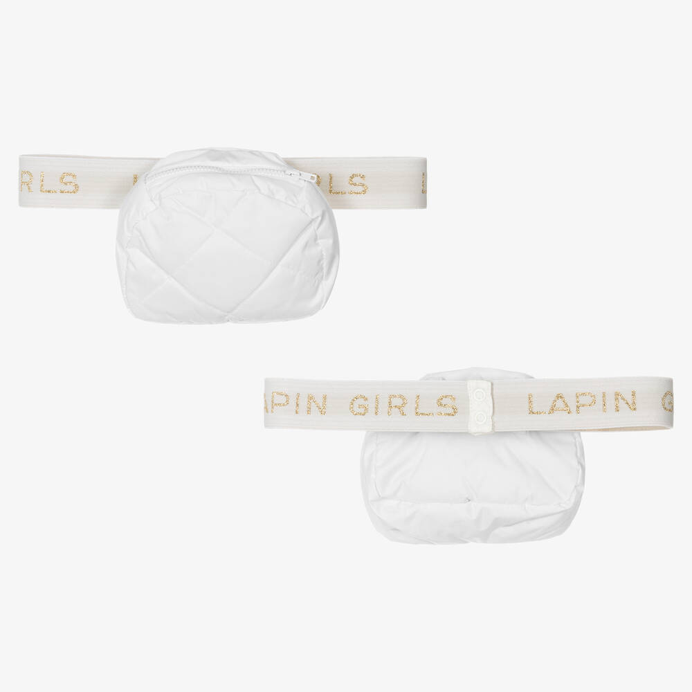 Lapin House-Girls White Padded Puffer Coat | Childrensalon Outlet