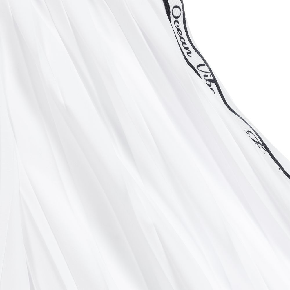 Lapin House-Girls White Pleated Trousers | Childrensalon Outlet