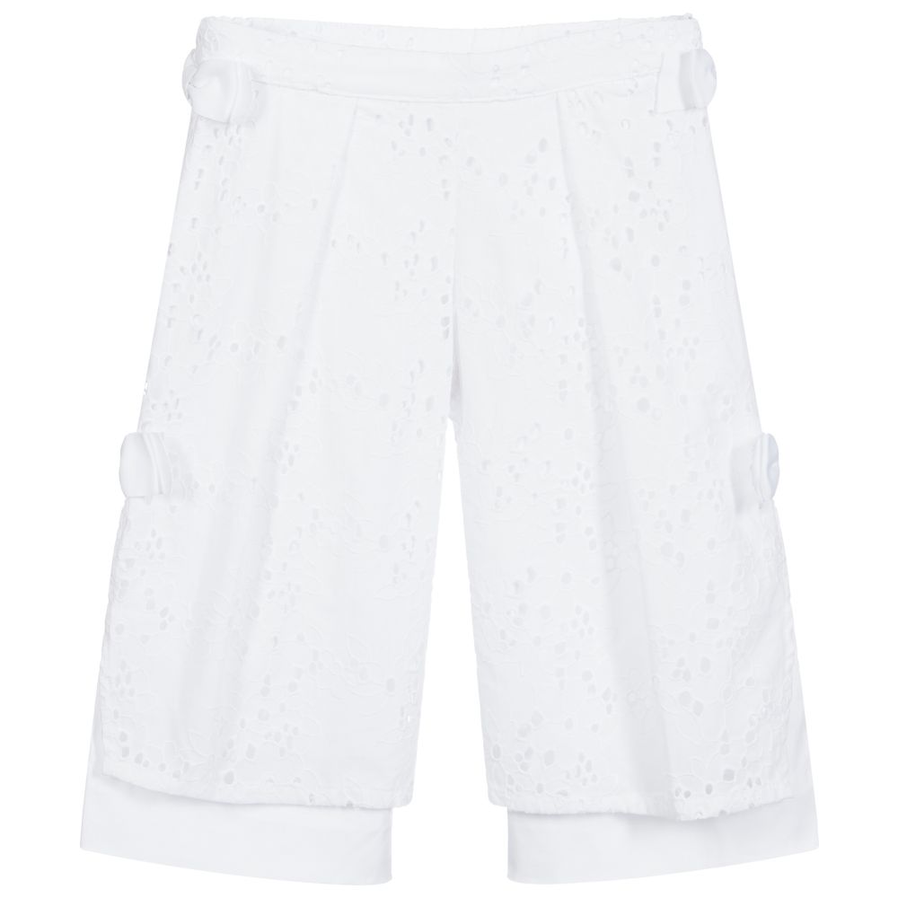 Lapin House - Pantalon large blanc Fille | Childrensalon