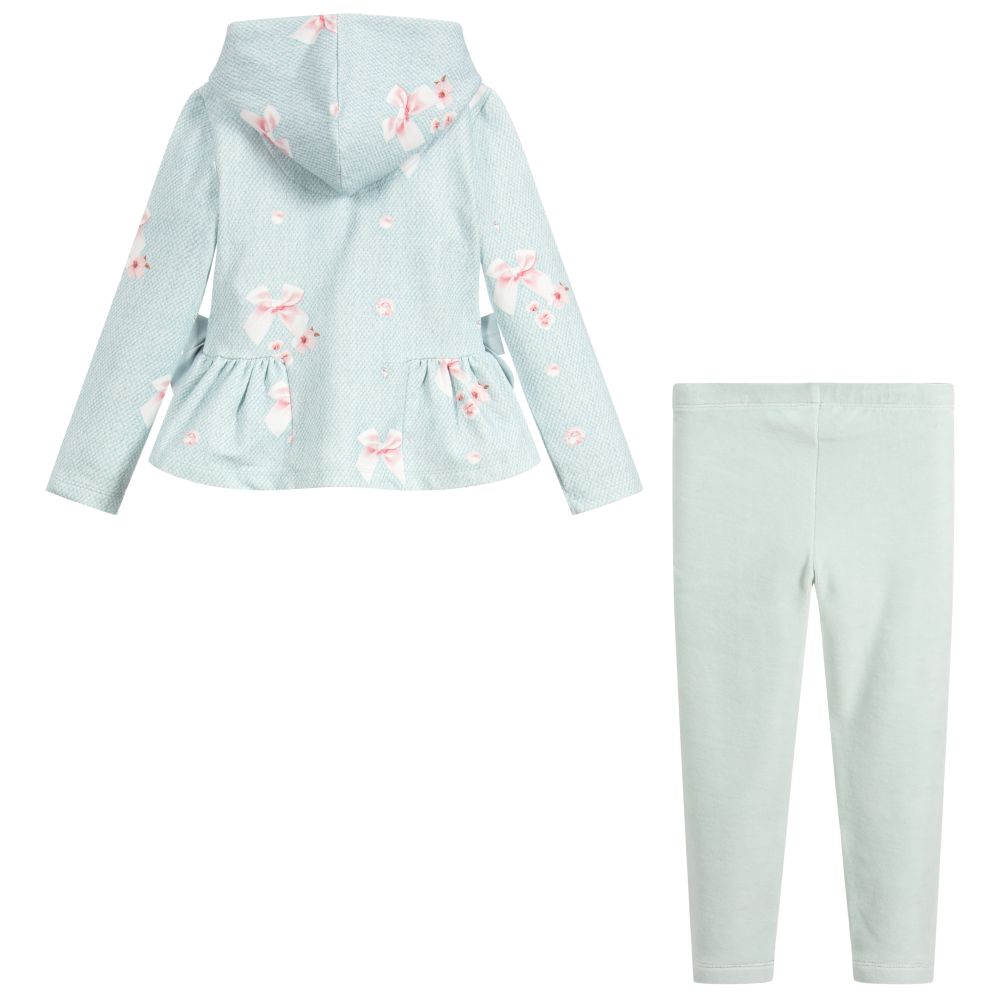 Lapin House-Green & Blue Leggings Set | Childrensalon Outlet