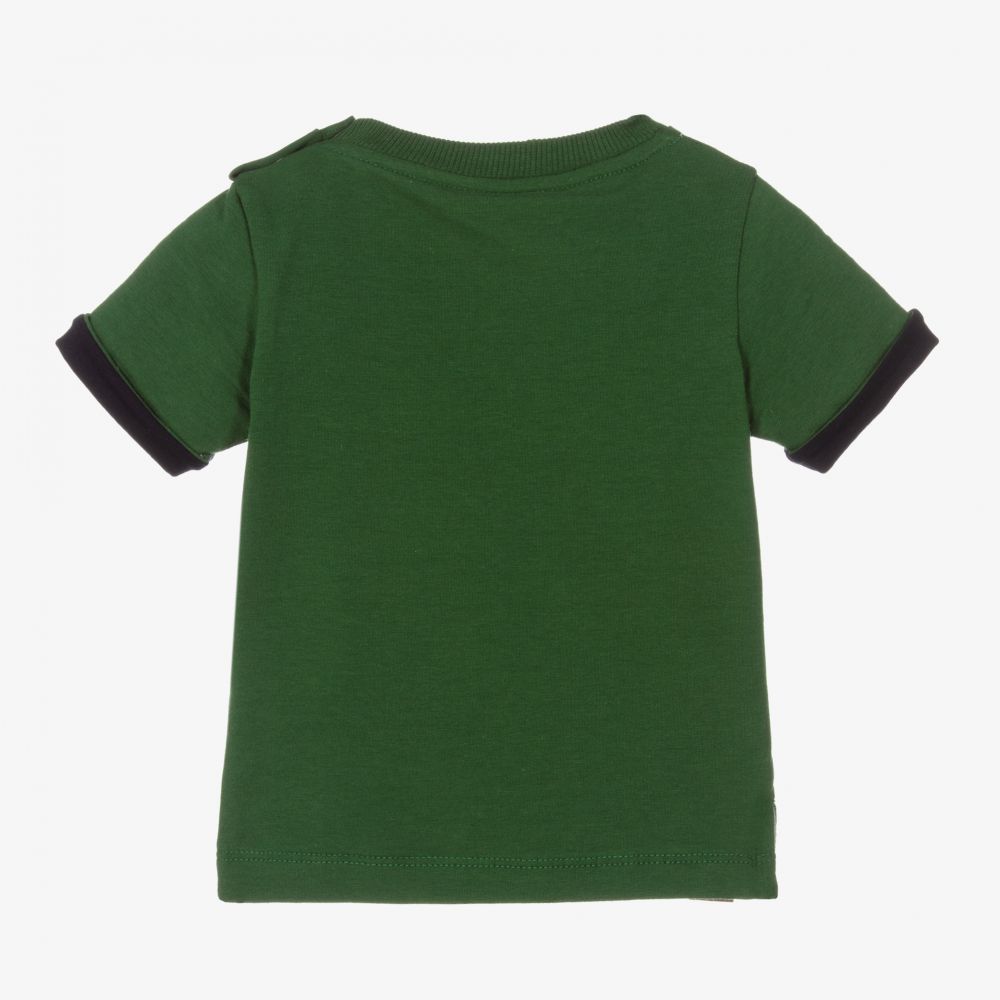 Lapin House-Green Cotton Cycle T-Shirt | Childrensalon Outlet