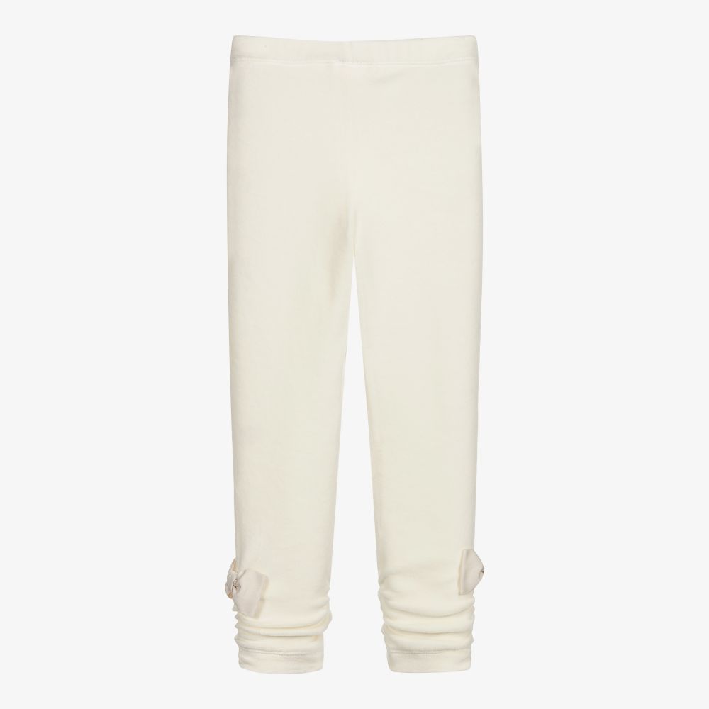 Lapin House-Кремовые велюровые легинсы | Childrensalon Outlet