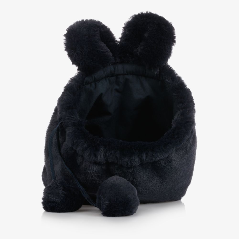 Lapin House-Синяя сумка из искусственного меха (20см) | Childrensalon Outlet
