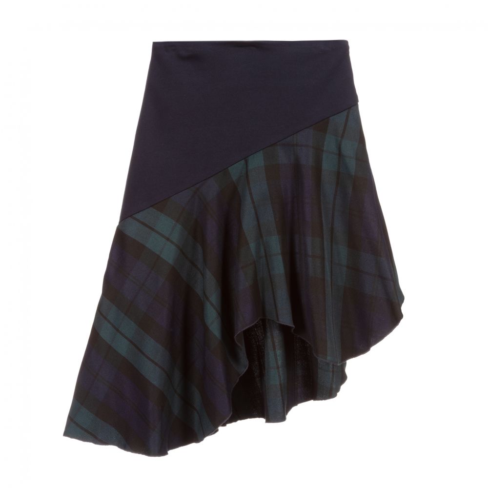 Asymmetrical tartan skirt discount