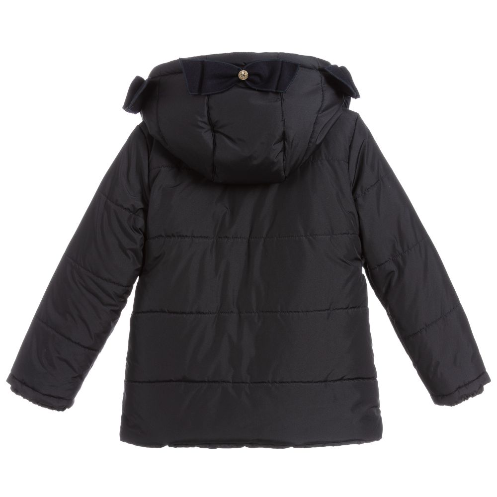 Lapin House-Navy Blue Puffer Coat | Childrensalon Outlet