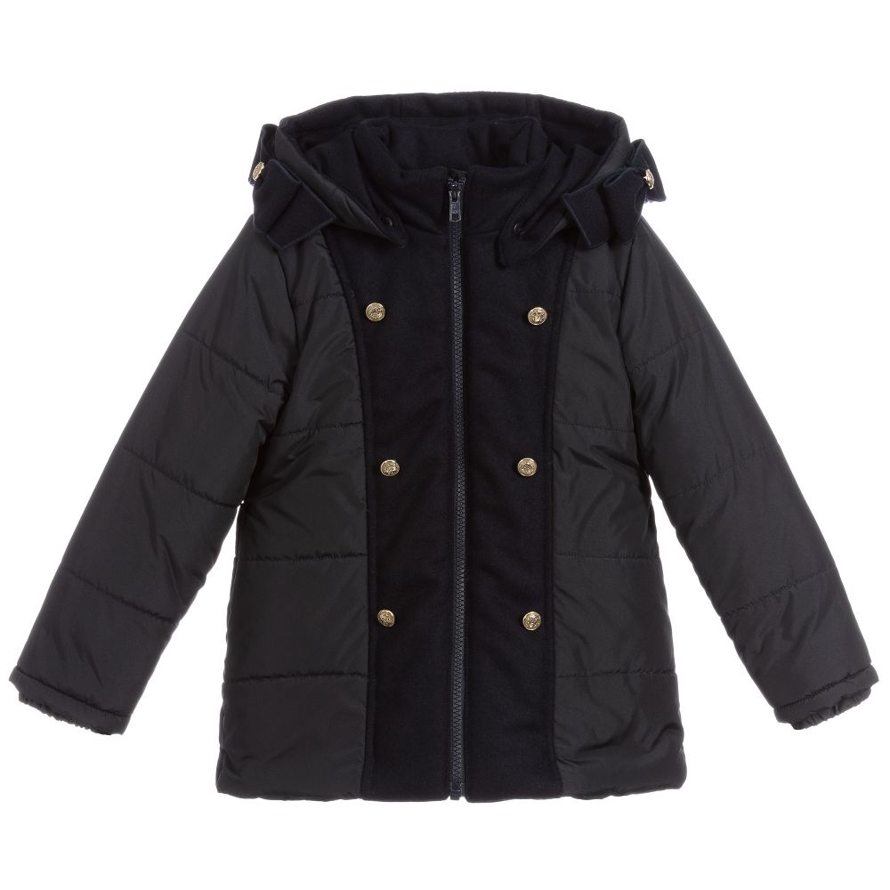 Lapin House-Темно-синий пуховик | Childrensalon Outlet