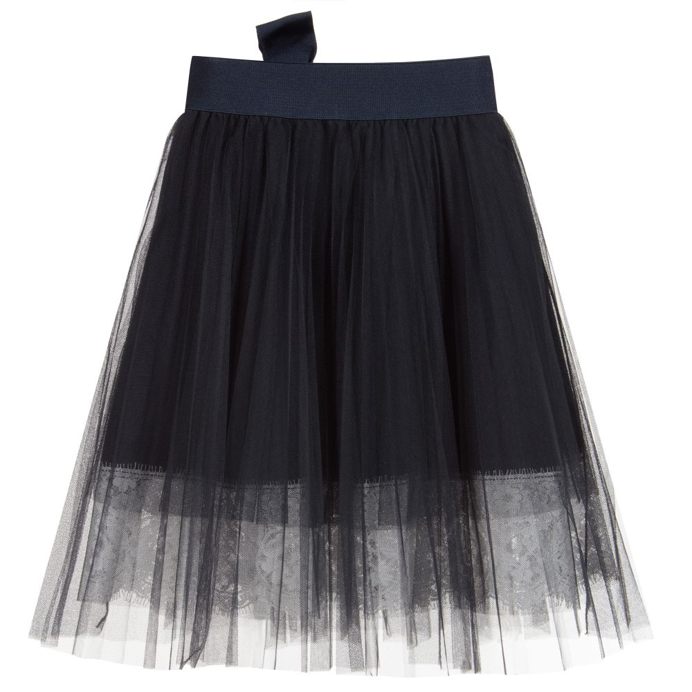 Lapin House-Темно-синяя юбка из тюля | Childrensalon Outlet